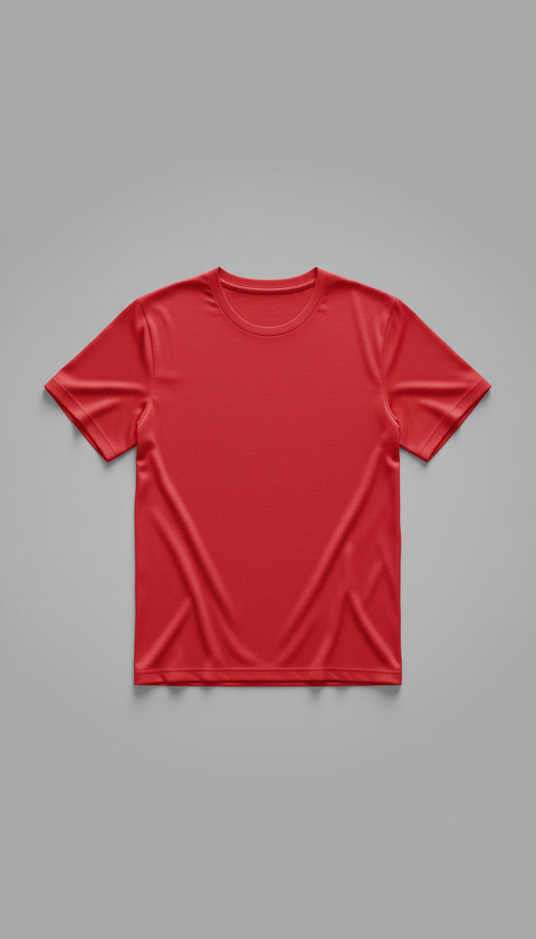 T-shirt atletica rossa traspirante